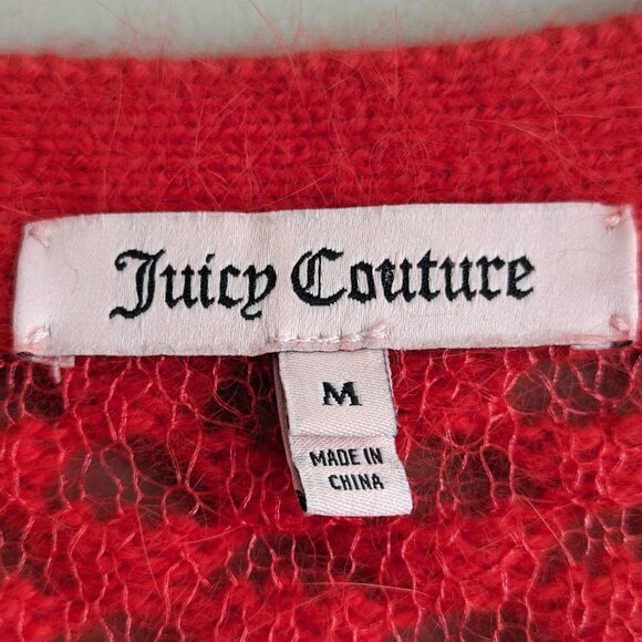 Juicy Couture Open Weave Rabbit Hair Cardigan - Picture 8 of 9